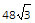 48 under root 3