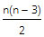 n(n-3)/2