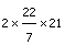 2*pi*21