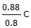 0.88/0.8 C